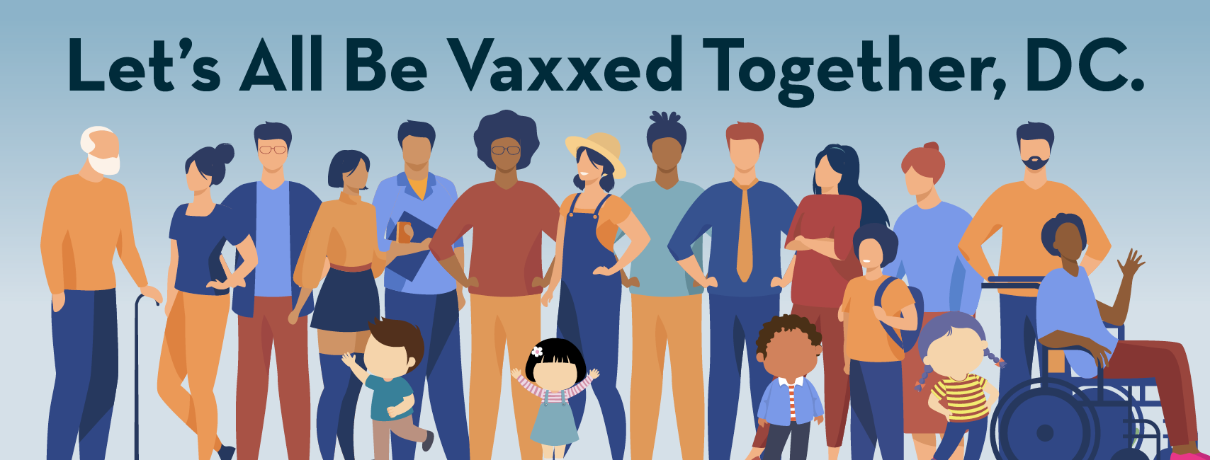 All DC residents 6 months and older are eligible to receive the COVID-19 vaccine. Let’s all be vaxxed together, DC!